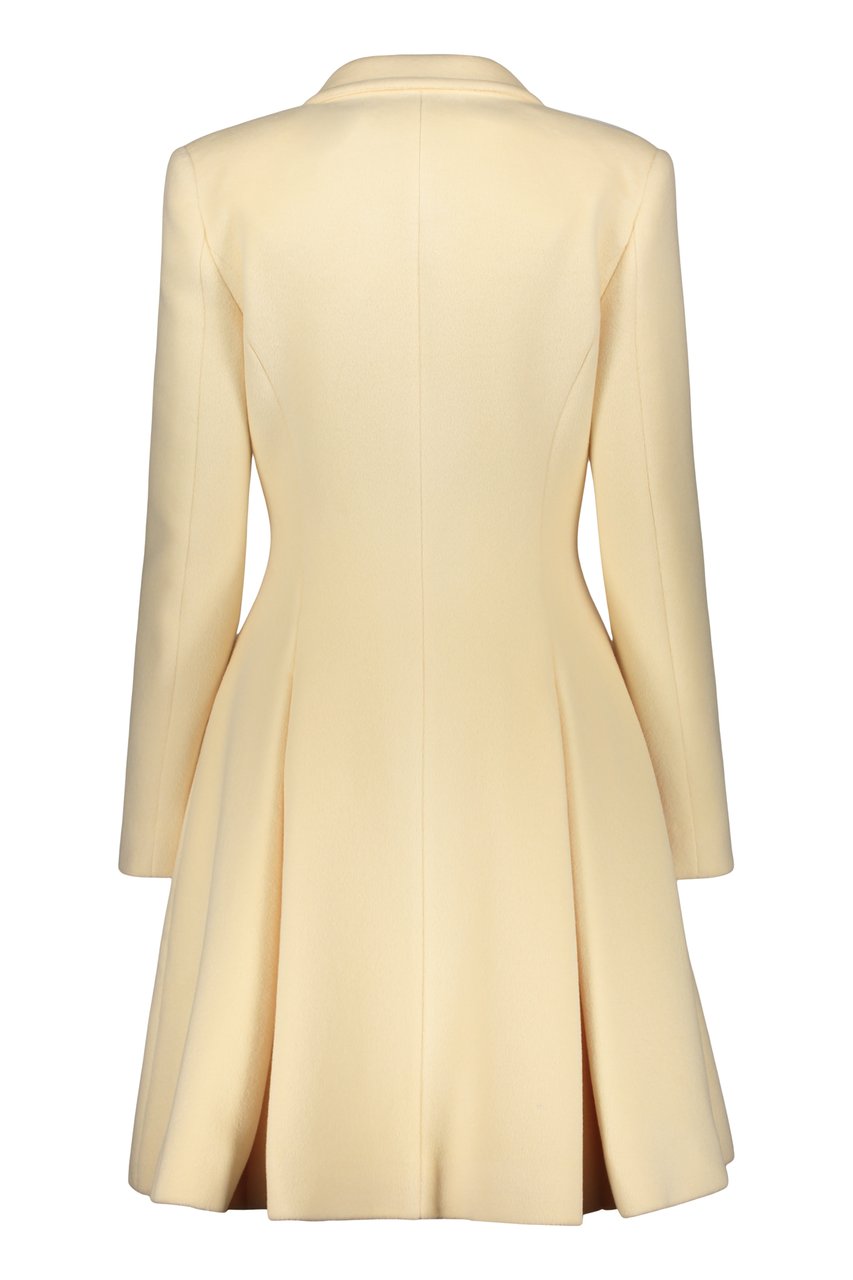 Moschino Double-breasted coat Neutraal