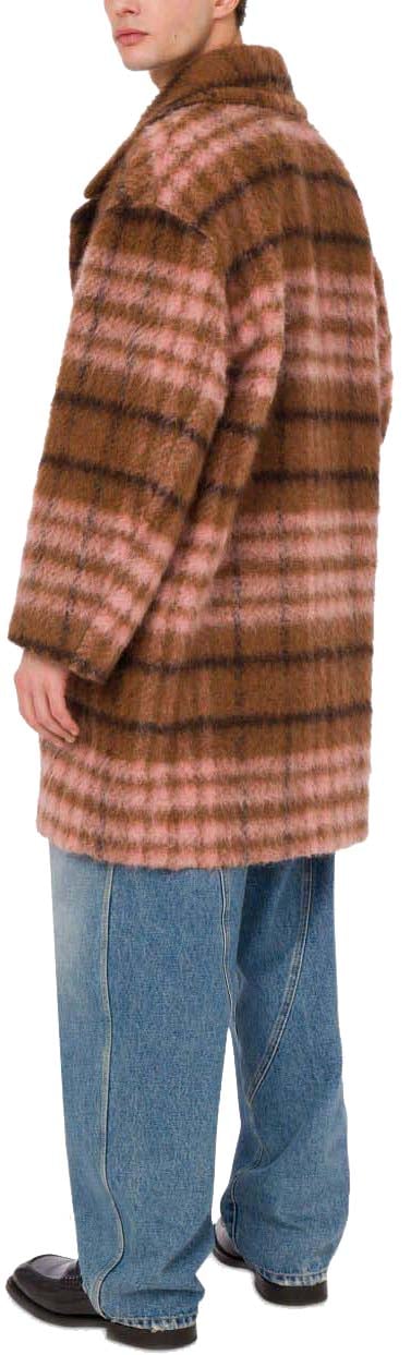 Moschino Coats Multi Brown Bruin