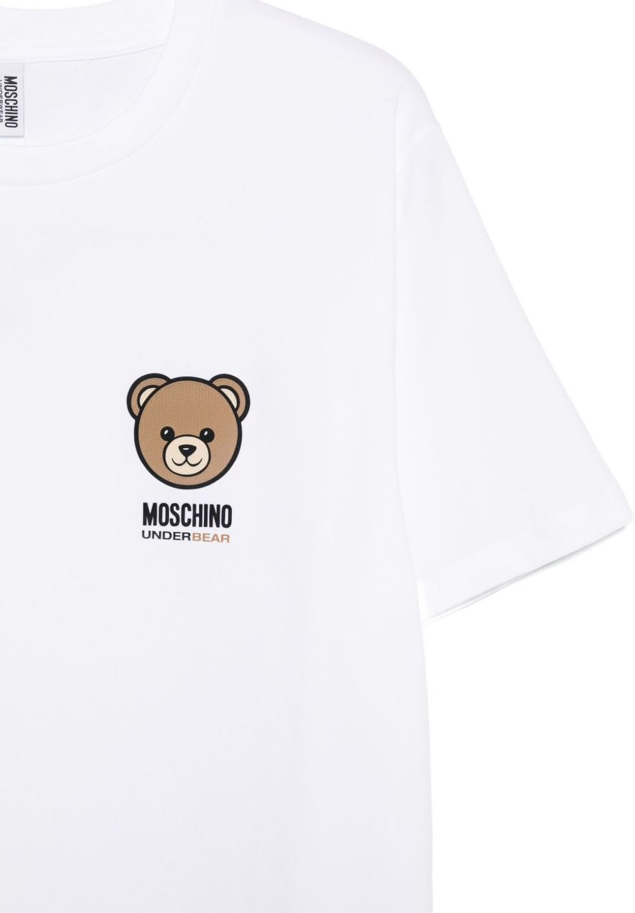 Moschino T-Shirts And Polos White Wit