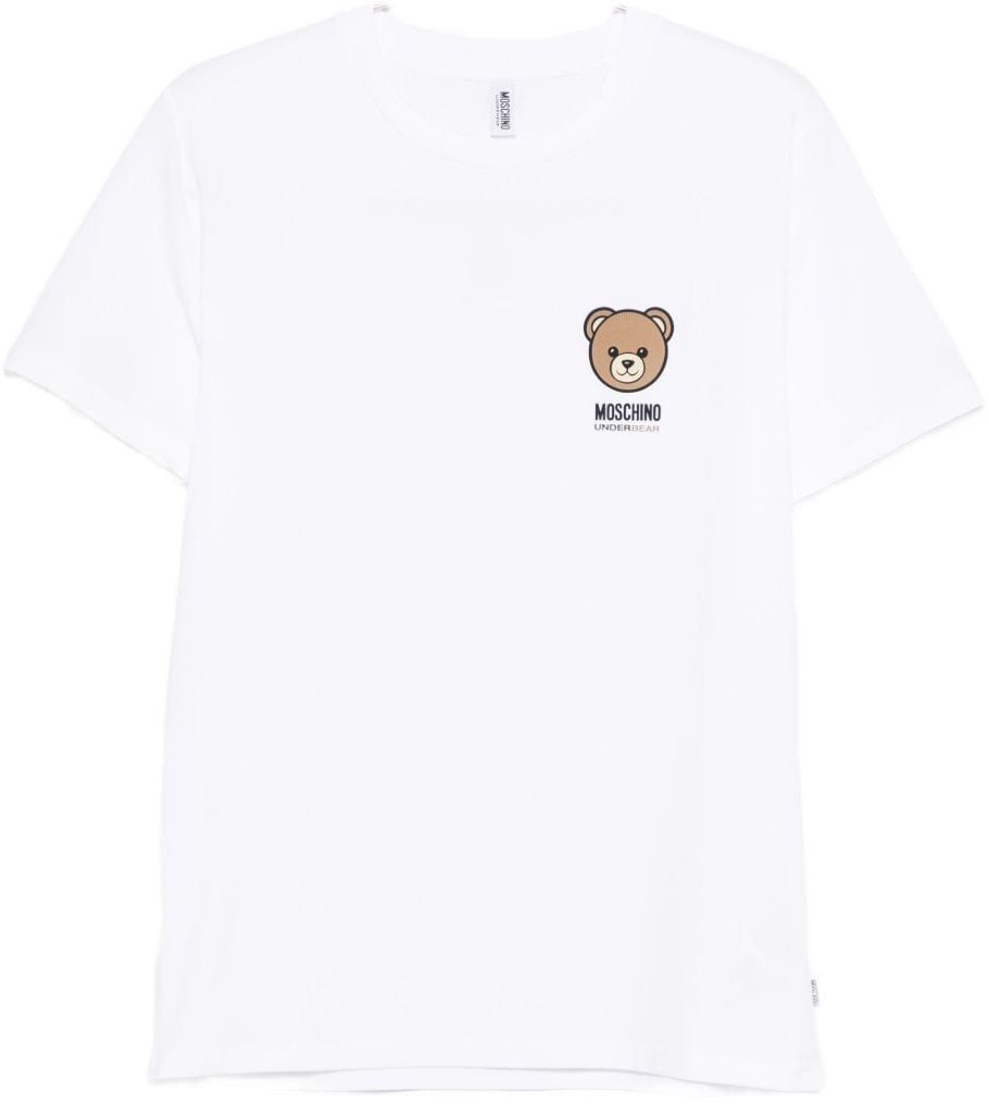 Moschino T-Shirts And Polos White Wit