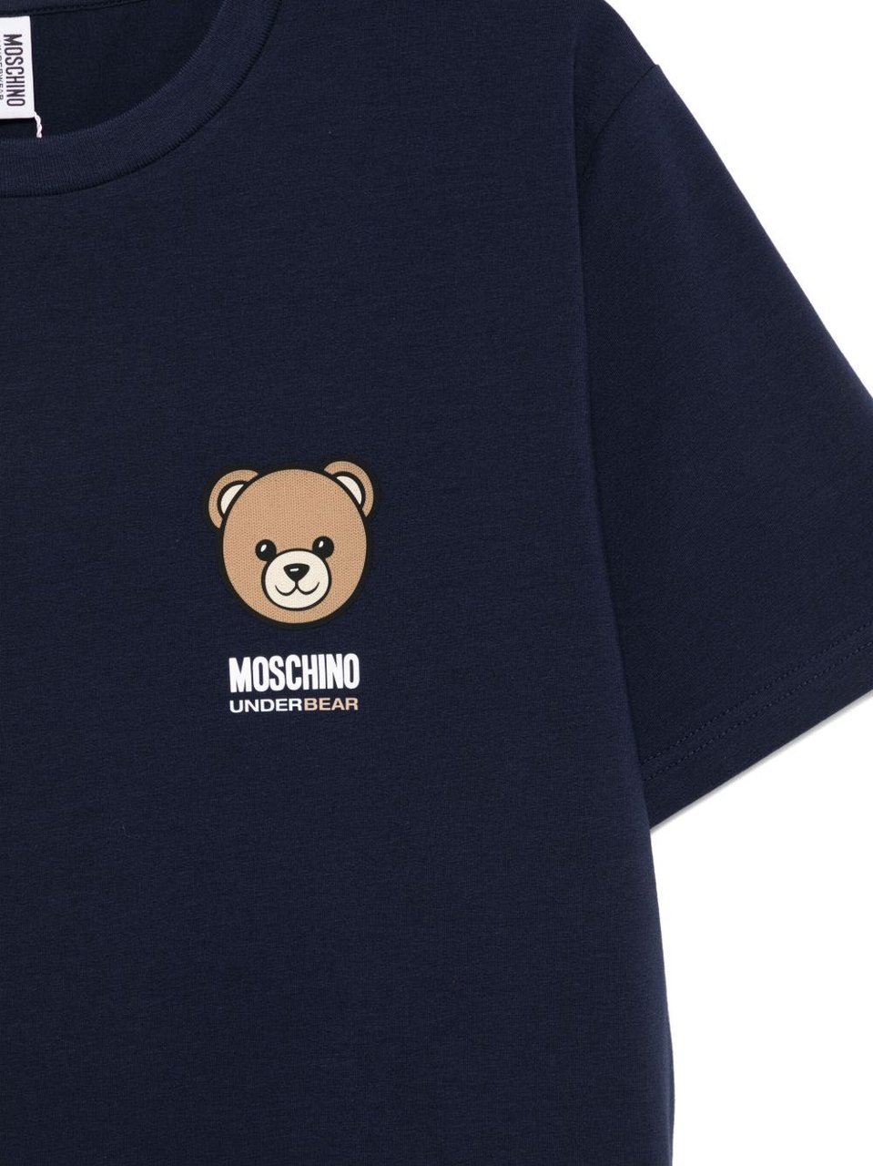Moschino T-Shirts And Polos Marine Blauw