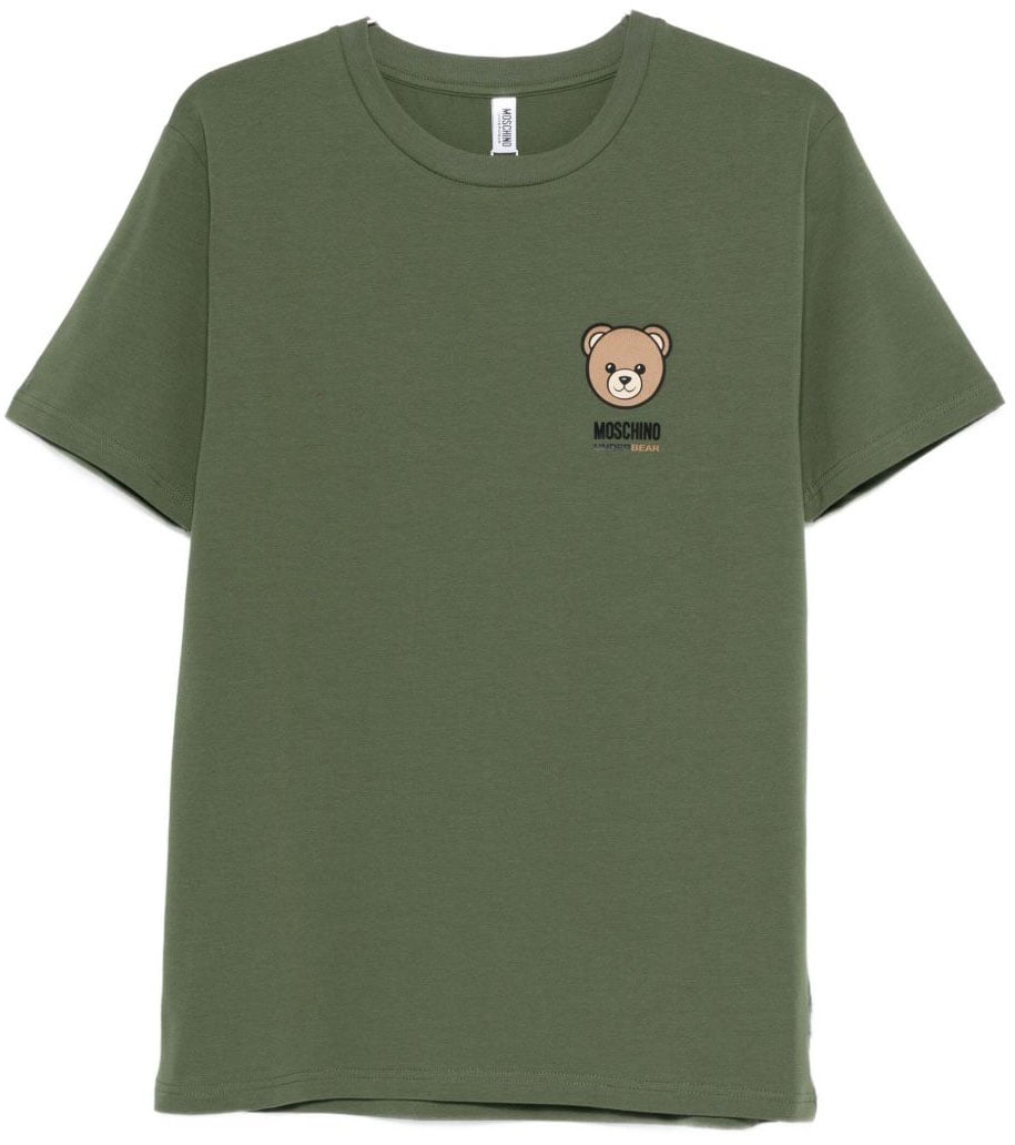 Moschino T-Shirts And Polos Green Groen