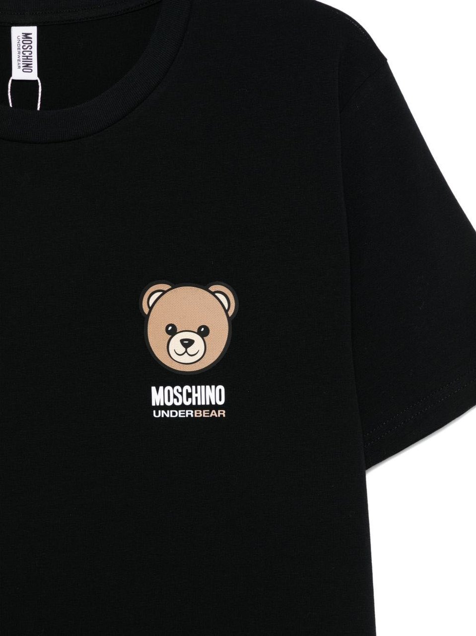 Moschino T-Shirts And Polos Black Zwart