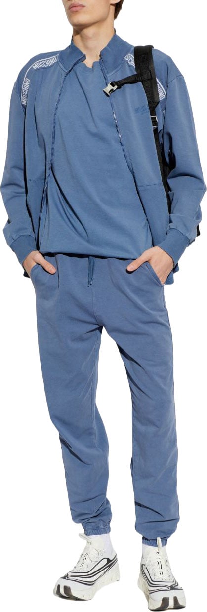 Moschino T-Shirts And Polos Blue Blauw