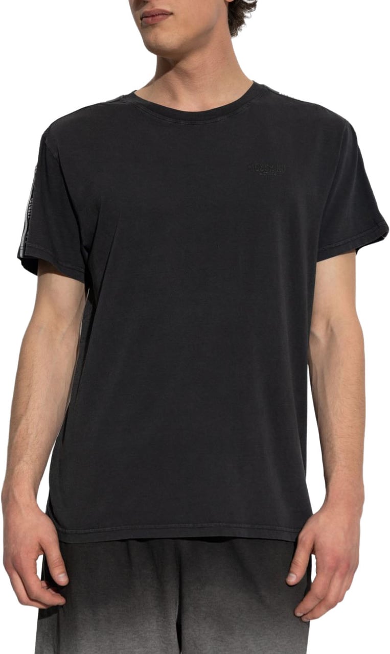 Moschino T-Shirts And Polos Black Zwart