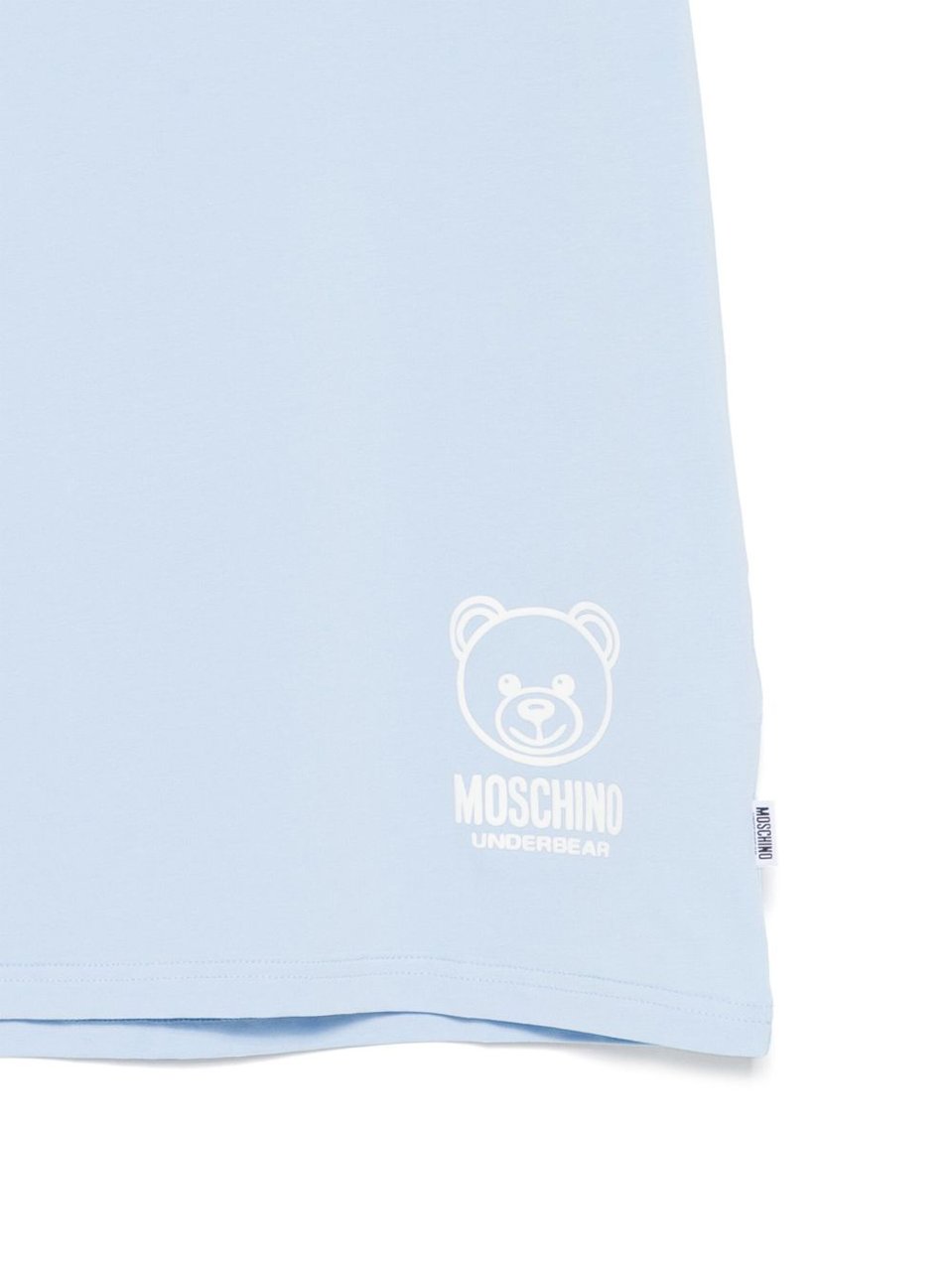 Moschino T-Shirts And Polos Light Blue Lichtblauw