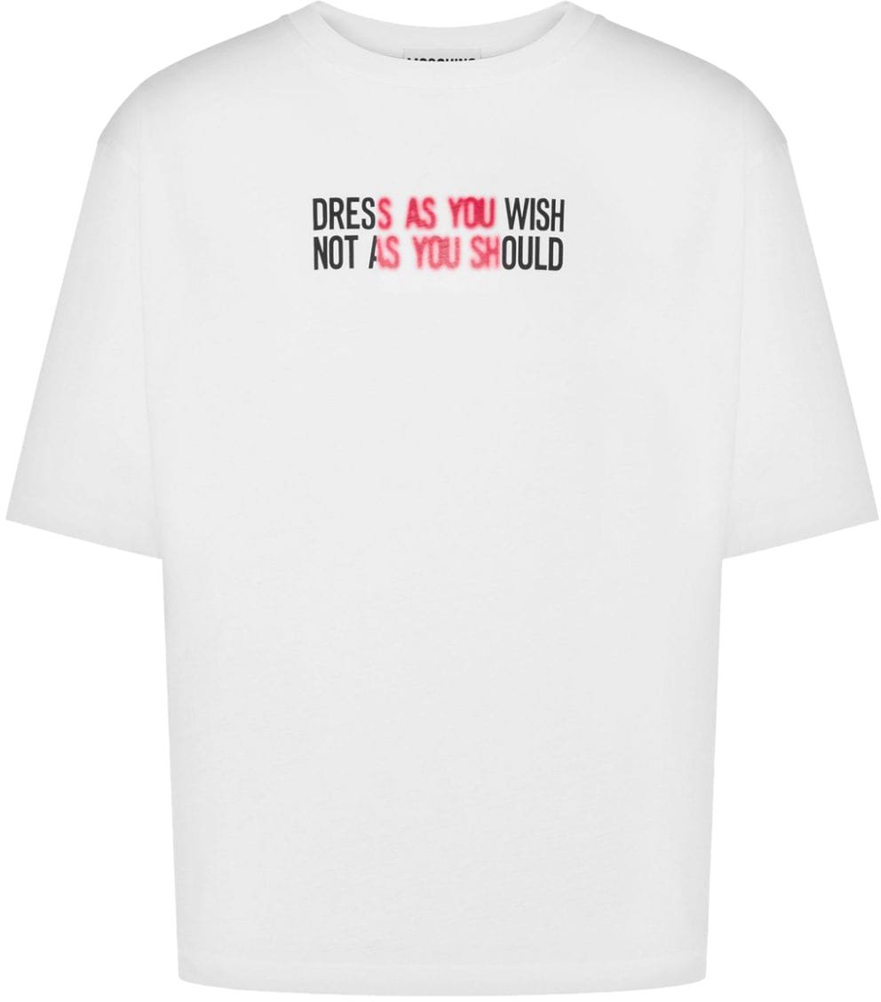 Moschino T-Shirts And Polos Multi White Wit