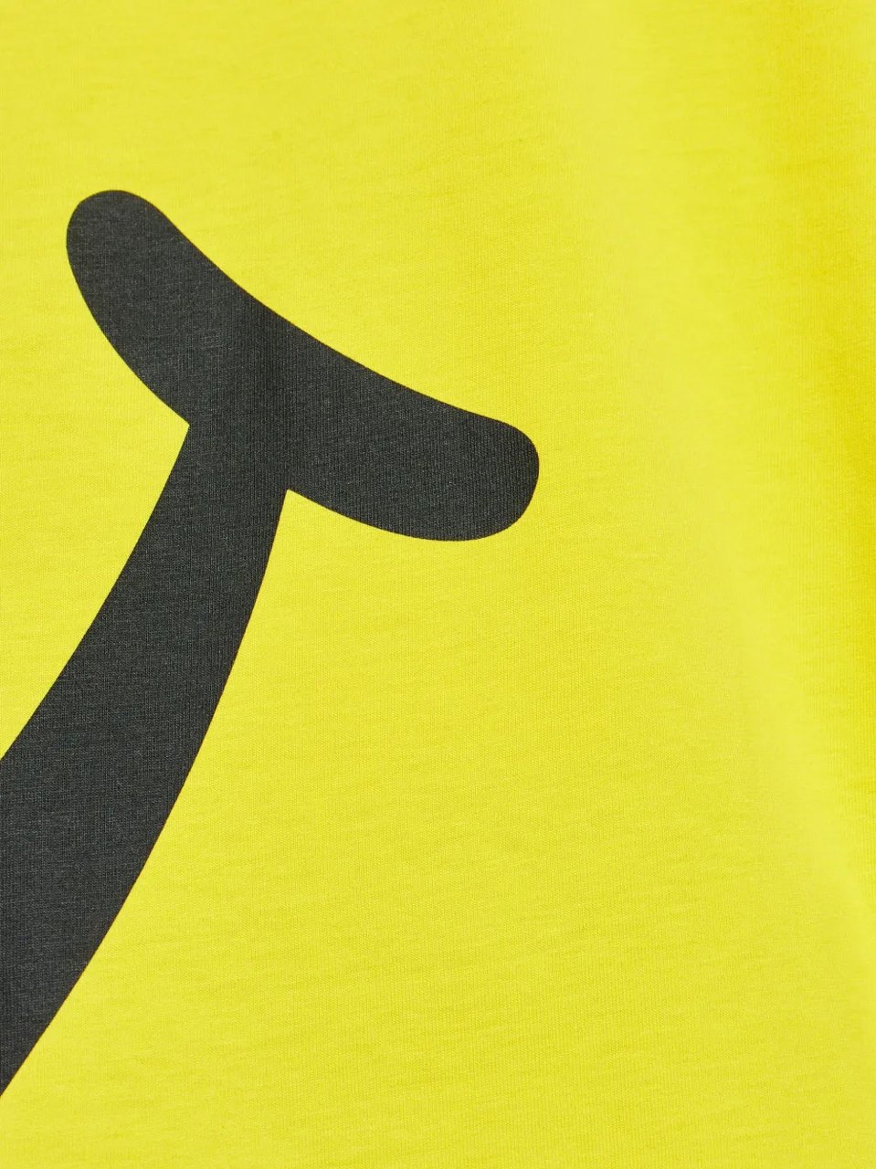 Moschino Relaxed Fit Yellow T-Shirt With Bold Smiley Graphic Goud