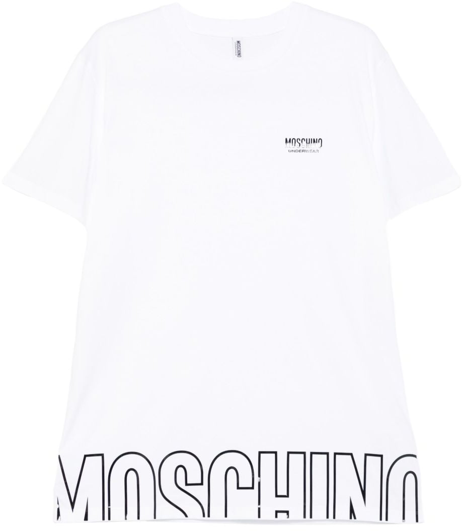 Moschino T-Shirts And Polos White Wit