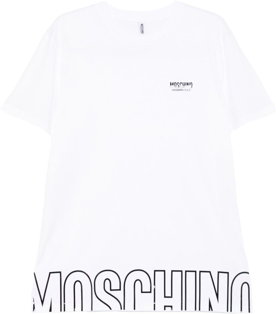 Moschino T-Shirts And Polos White Wit