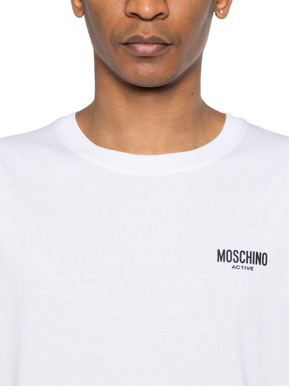 Moschino T-Shirts And Polos White Wit
