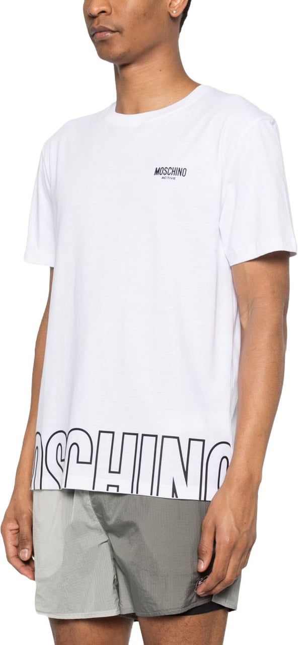 Moschino T-Shirts And Polos White Wit