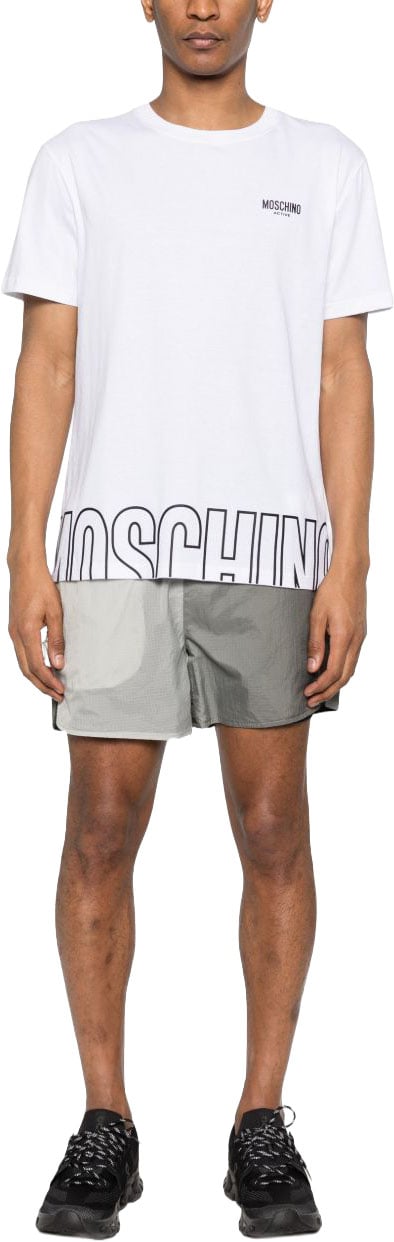 Moschino T-Shirts And Polos White Wit