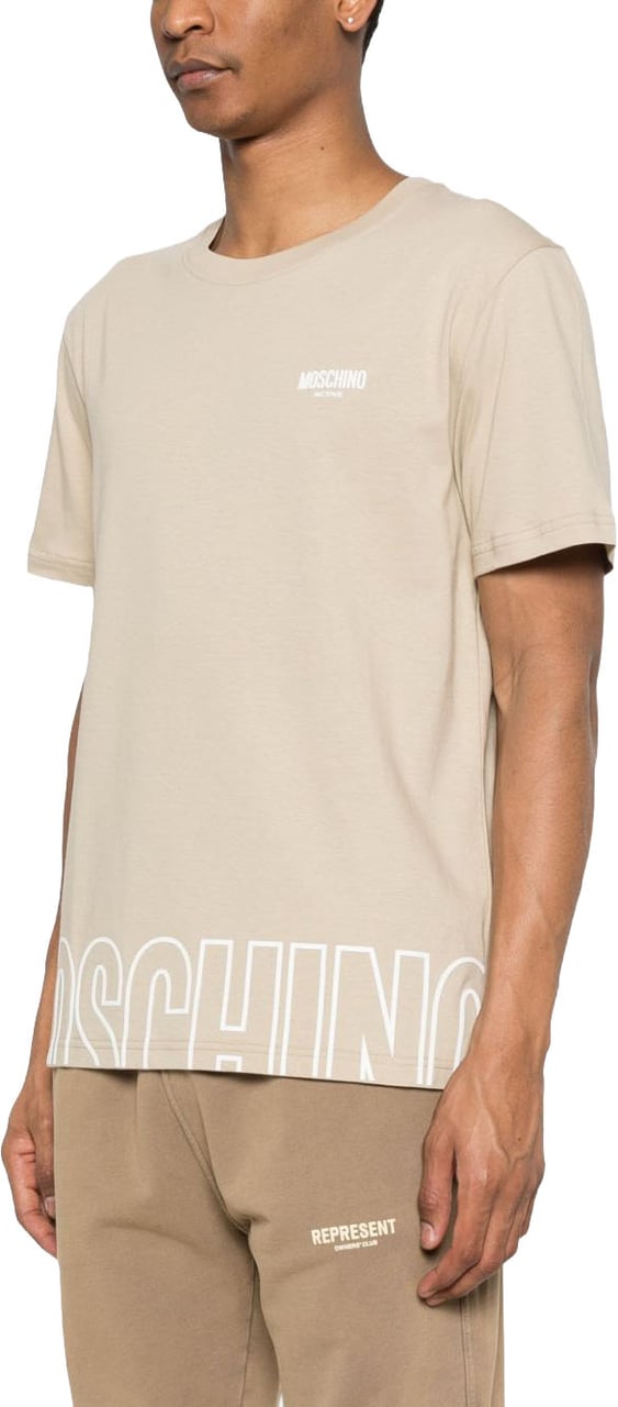 Moschino T-Shirts And Polos Beige Beige
