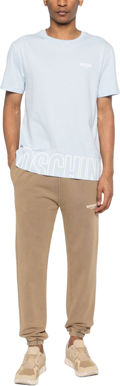 Moschino T-Shirts And Polos Light Blue Lichtblauw