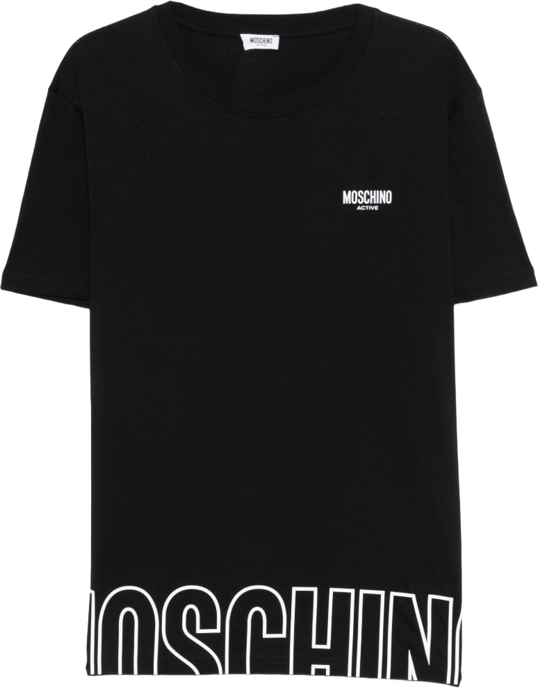 Moschino T-Shirts And Polos Black Zwart
