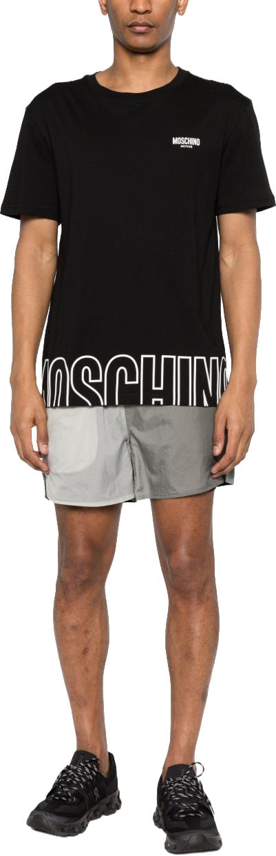 Moschino T-Shirts And Polos Black Zwart