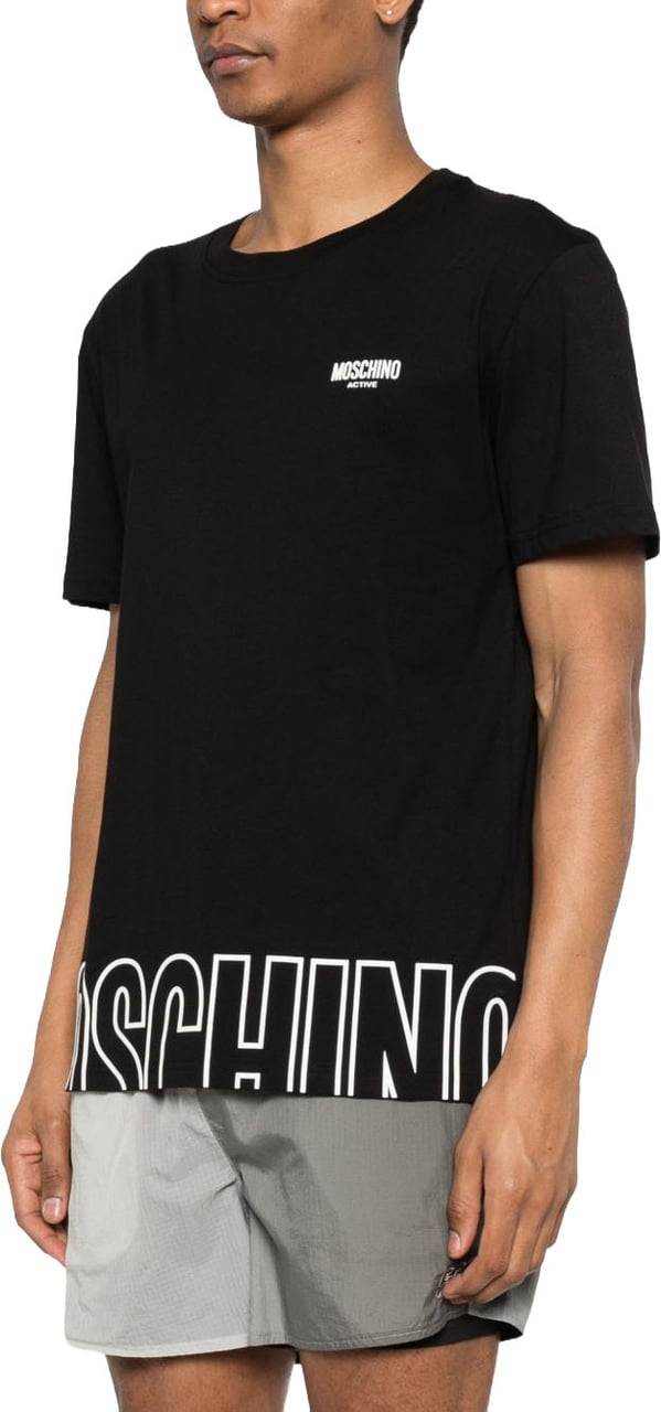 Moschino T-Shirts And Polos Black Zwart