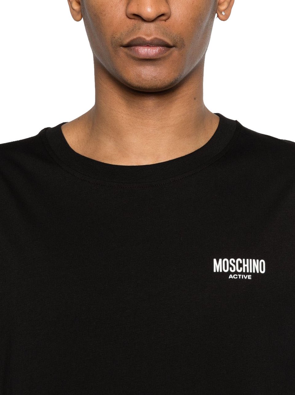 Moschino T-Shirts And Polos Black Zwart