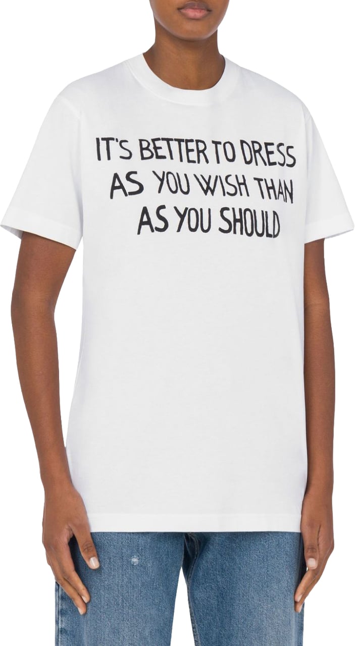 Moschino Top White Wit