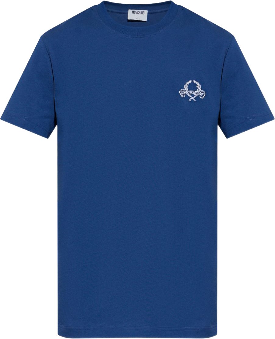 Moschino T-Shirts And Polos Multi Blue Blauw