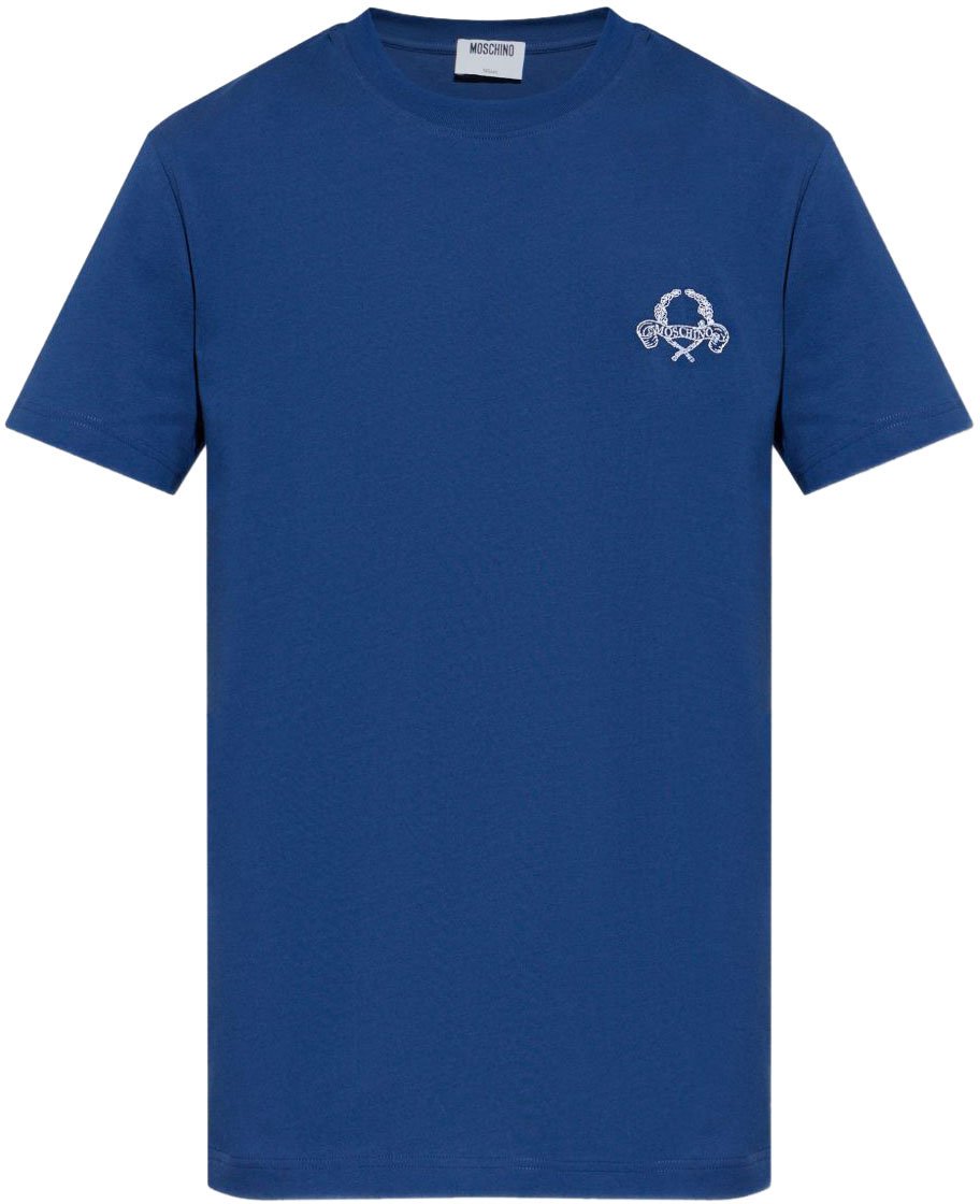 Moschino T-Shirts And Polos Multi Blue Blauw