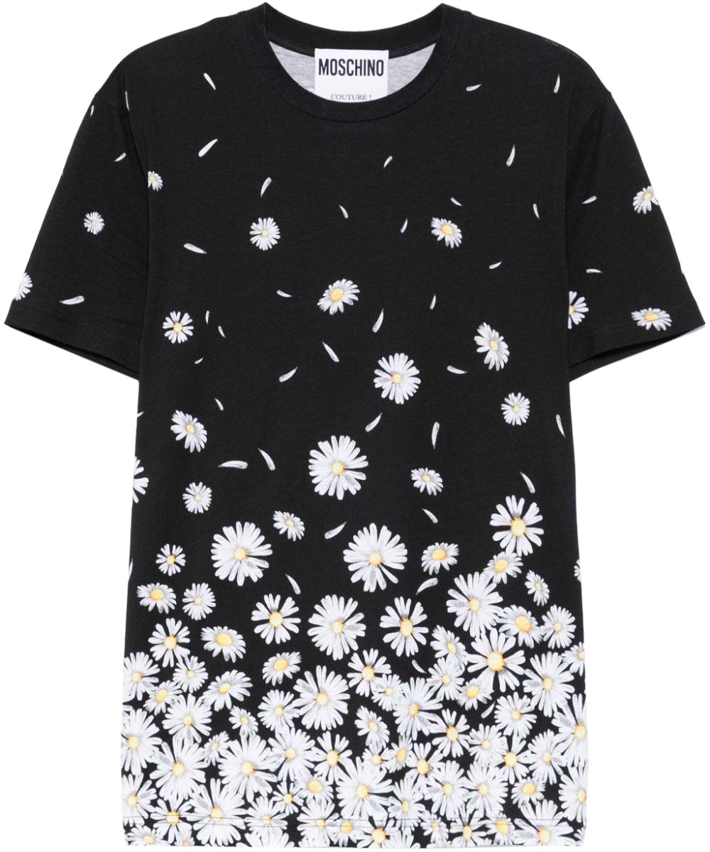 Moschino T-Shirts And Polos Multi Black Zwart