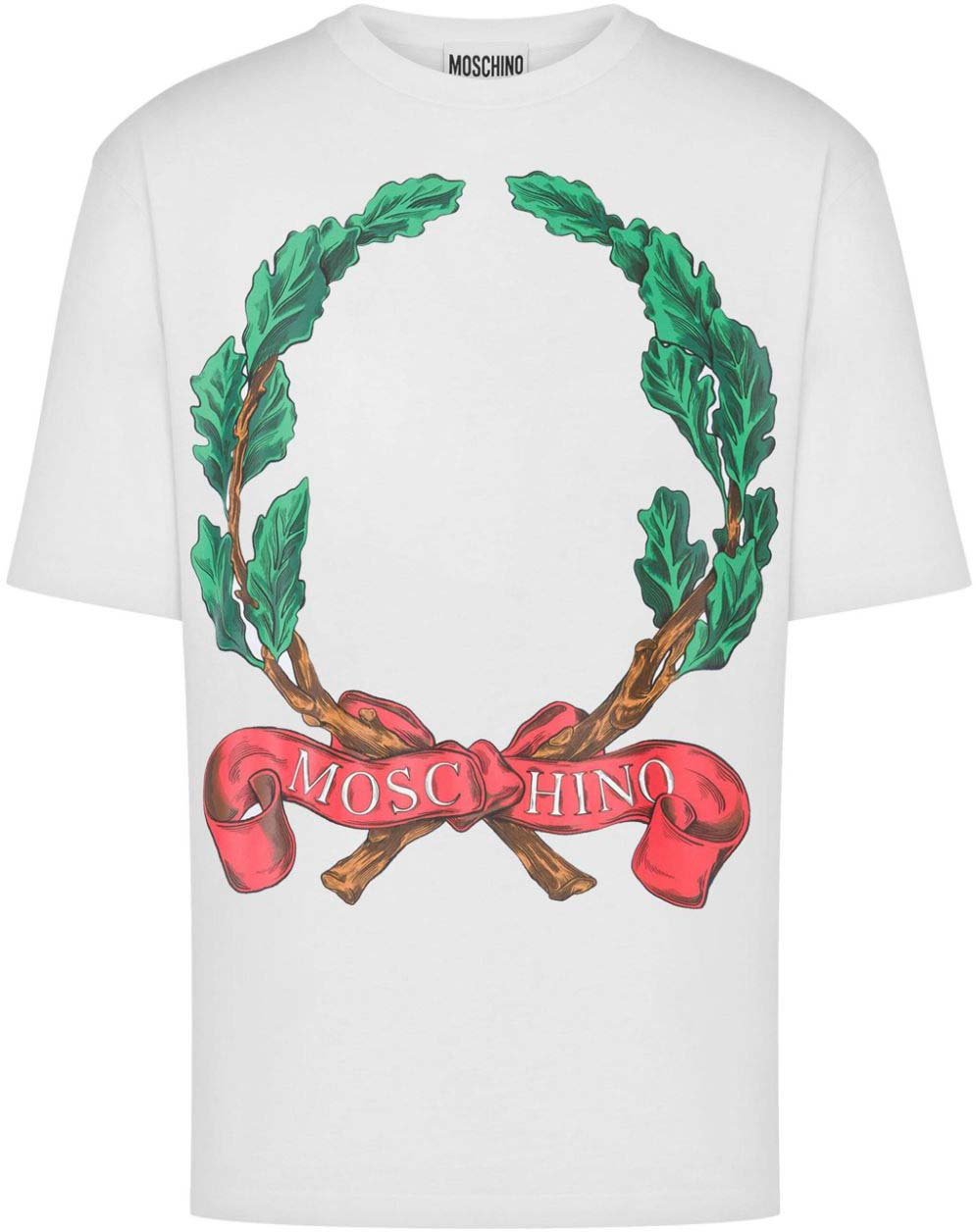Moschino T-Shirts And Polos White Wit
