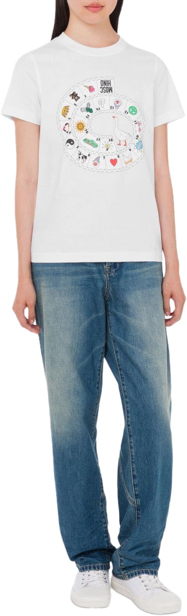 Moschino Top White Wit