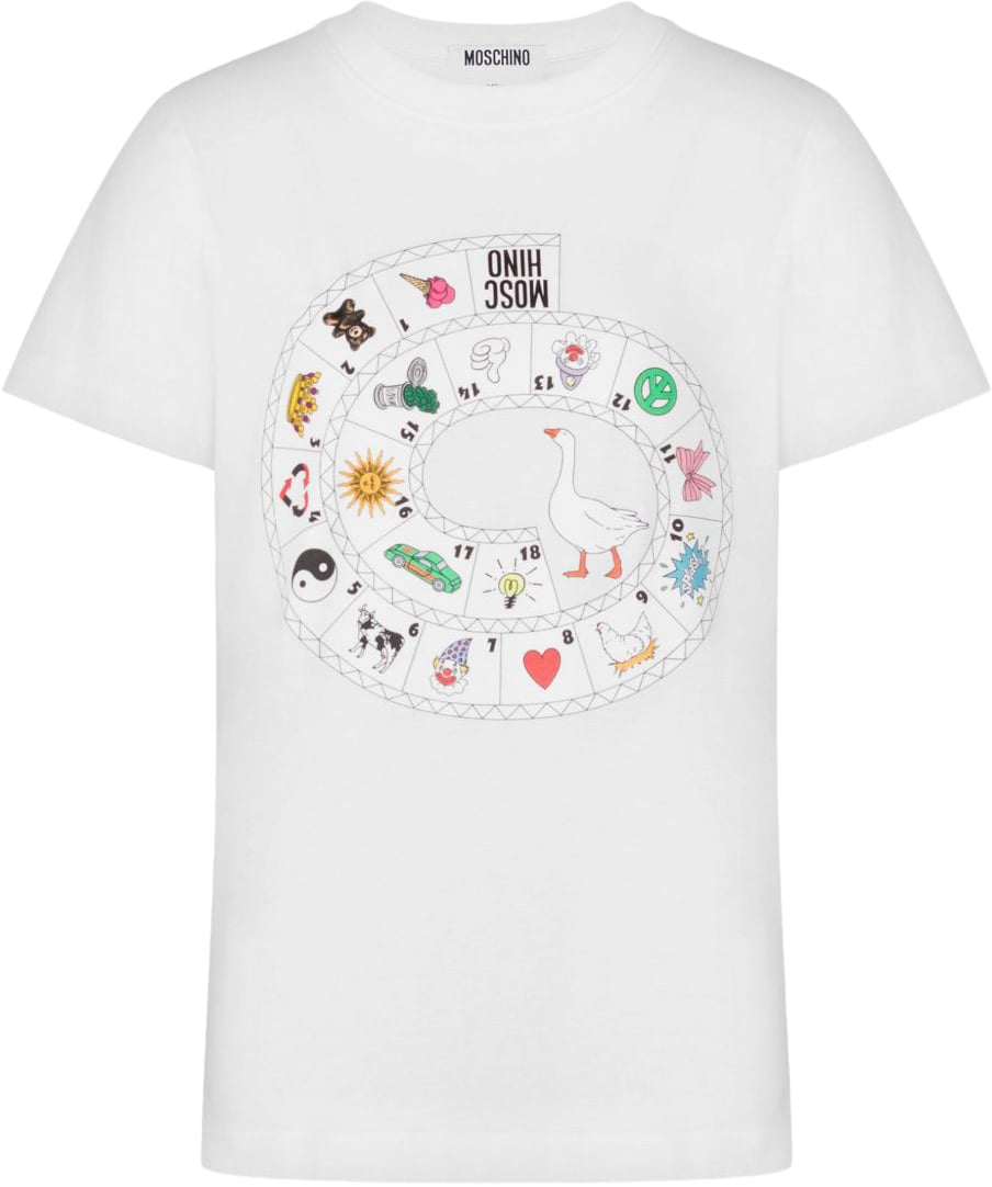 Moschino Top White Wit