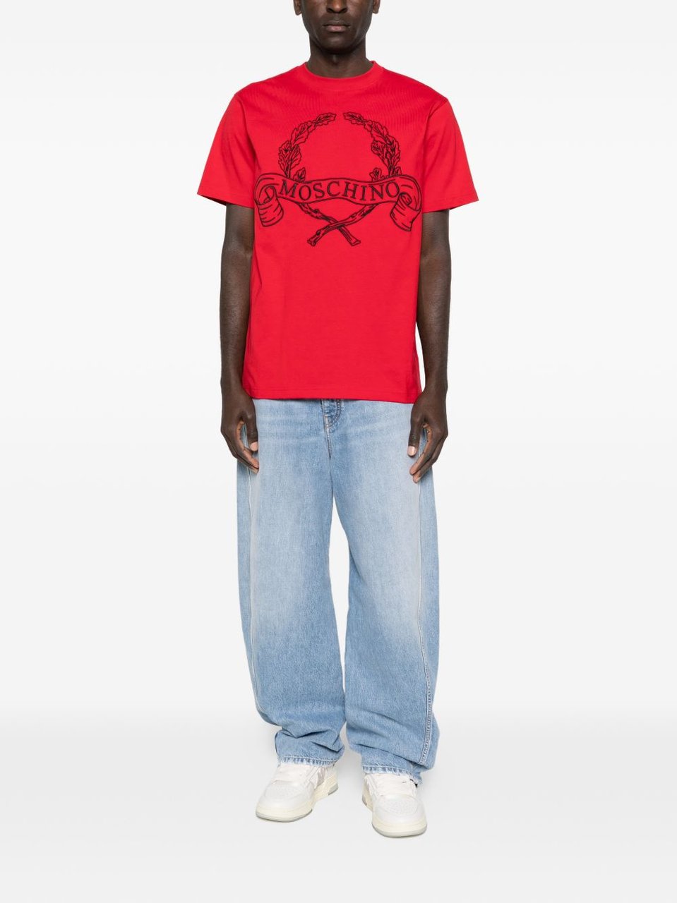 Moschino T-Shirts And Polos Multi Red Rood