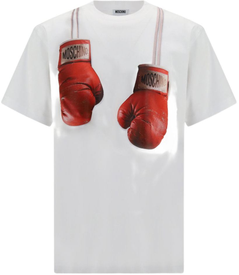 Moschino T-Shirts And Polos Multi White Wit