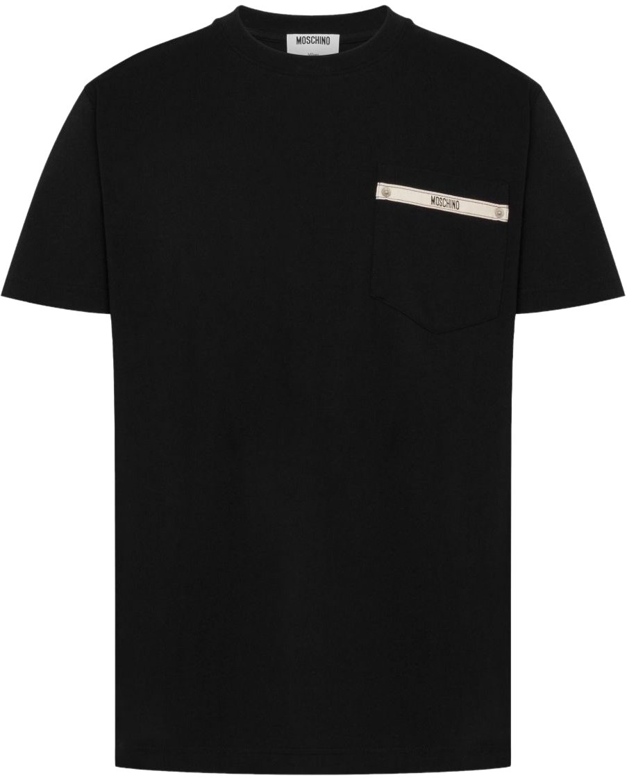 Moschino T-Shirts And Polos Black Zwart
