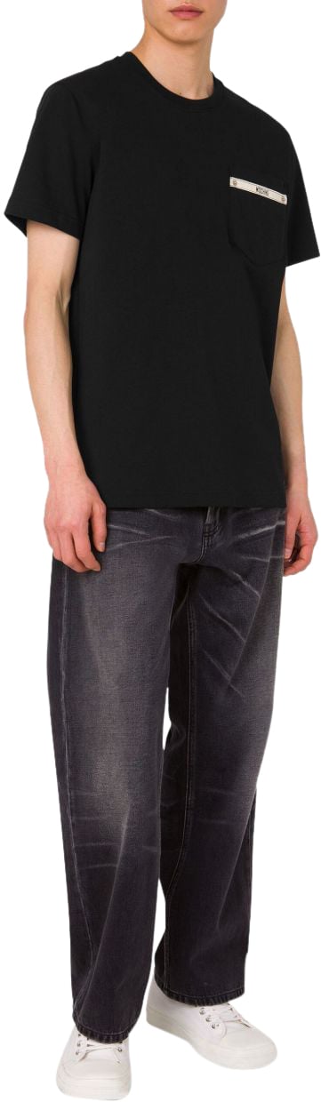 Moschino T-Shirts And Polos Black Zwart