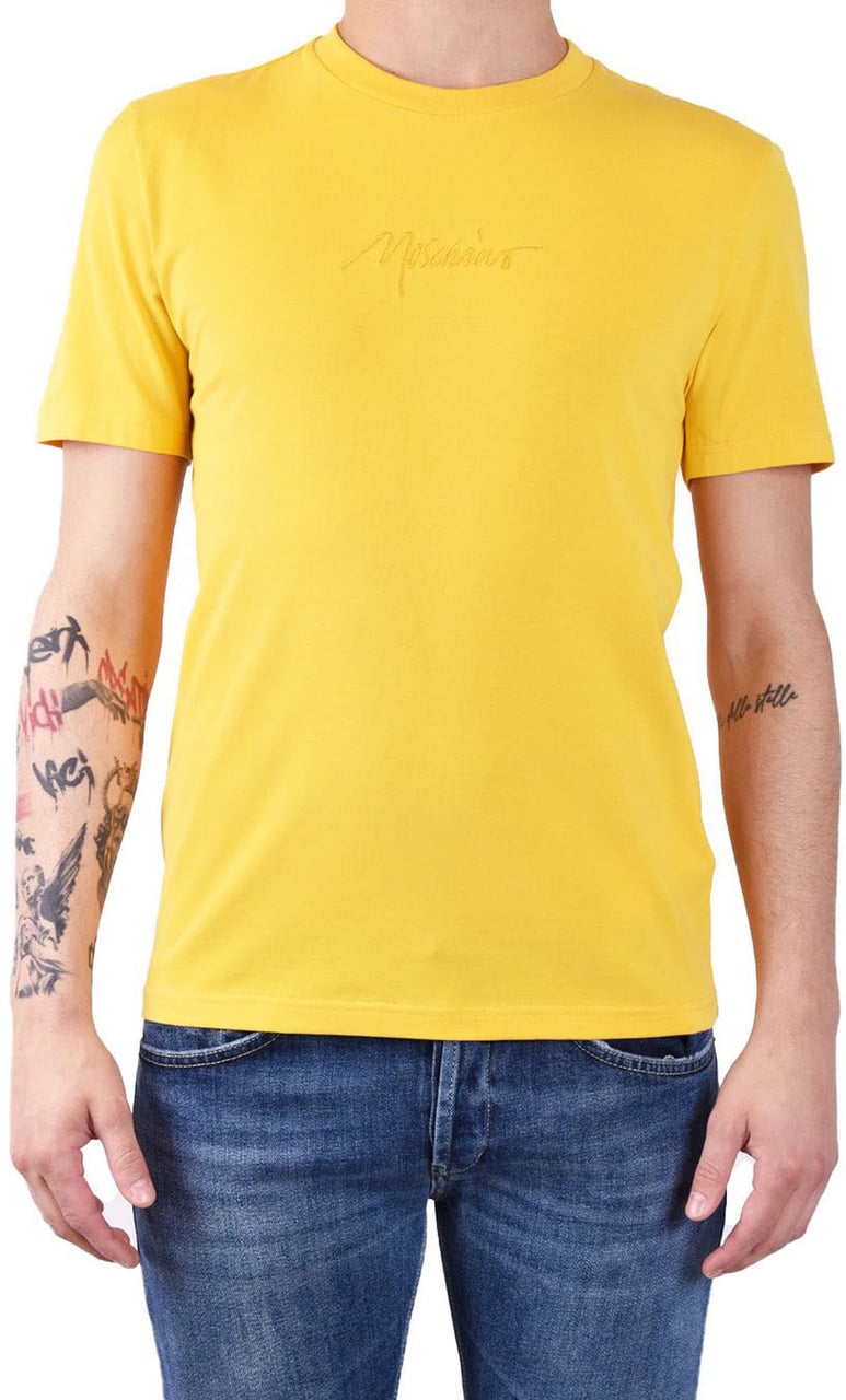 Moschino T-shirts Yellow Geel