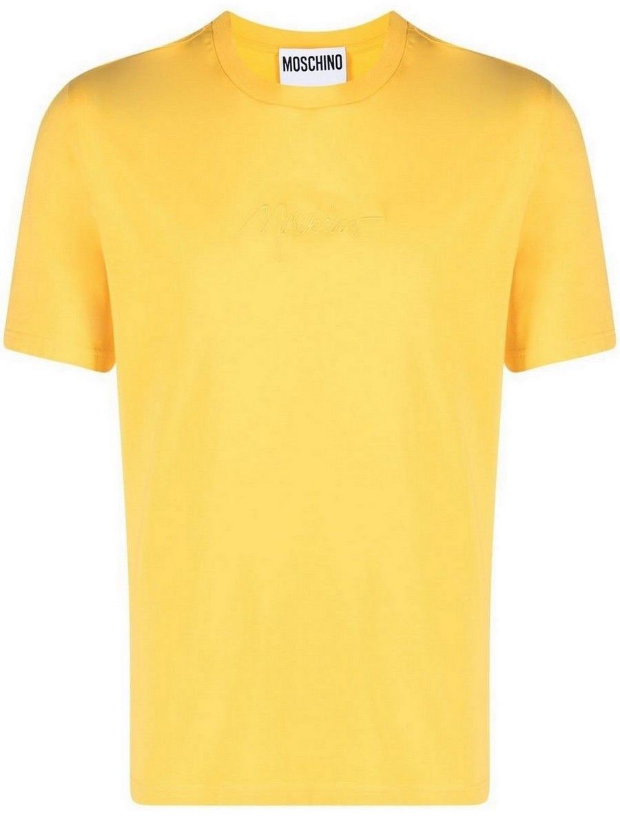 Moschino T-shirts Yellow Geel