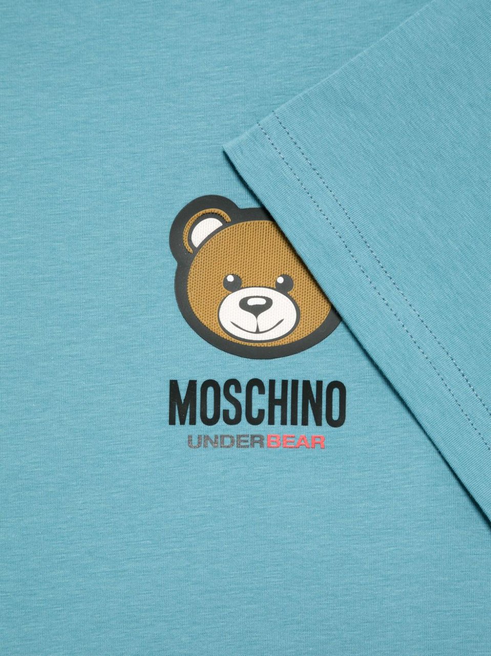 Moschino T-Shirts And Polos Blue Blauw