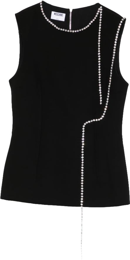 Moschino Top Black Zwart