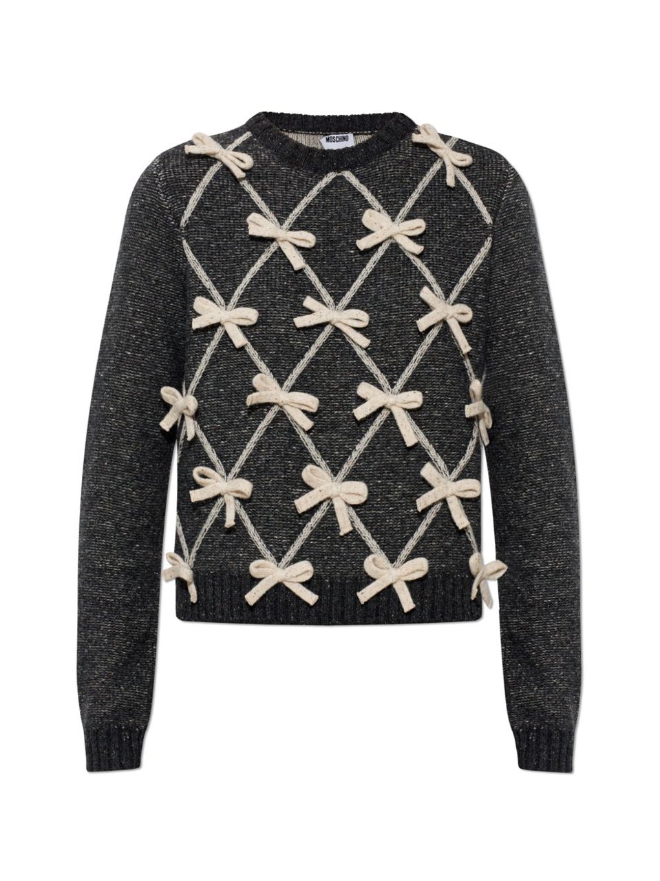 Moschino Sweaters Multi Grey Donkergrijs