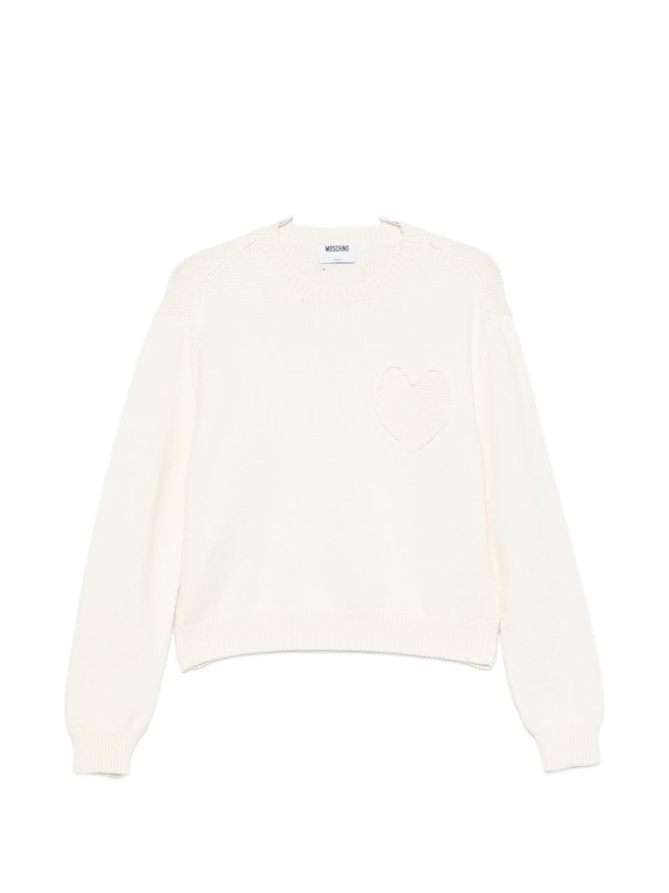 Moschino Sweaters Ivory Wit