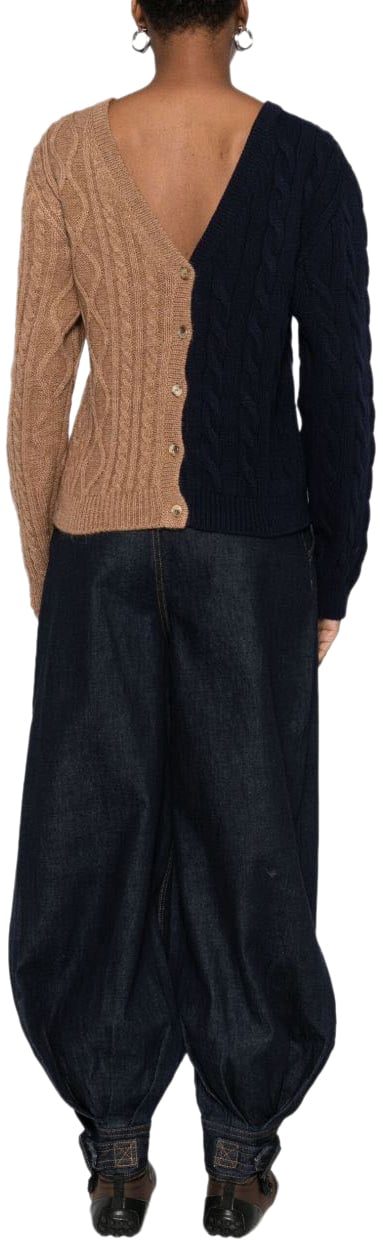 Moschino Sweaters Multi Brown Bruin