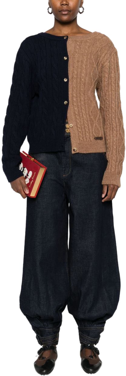 Moschino Sweaters Multi Brown Bruin