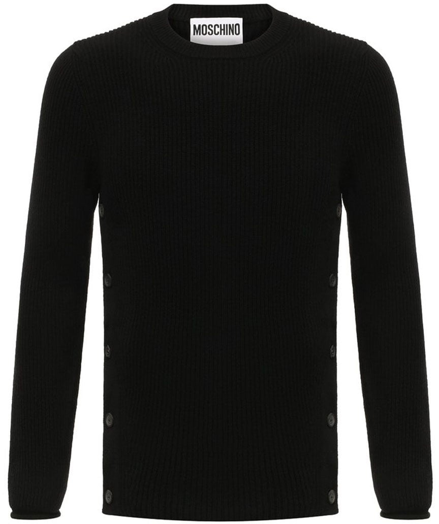 Moschino Sweaters Black Zwart