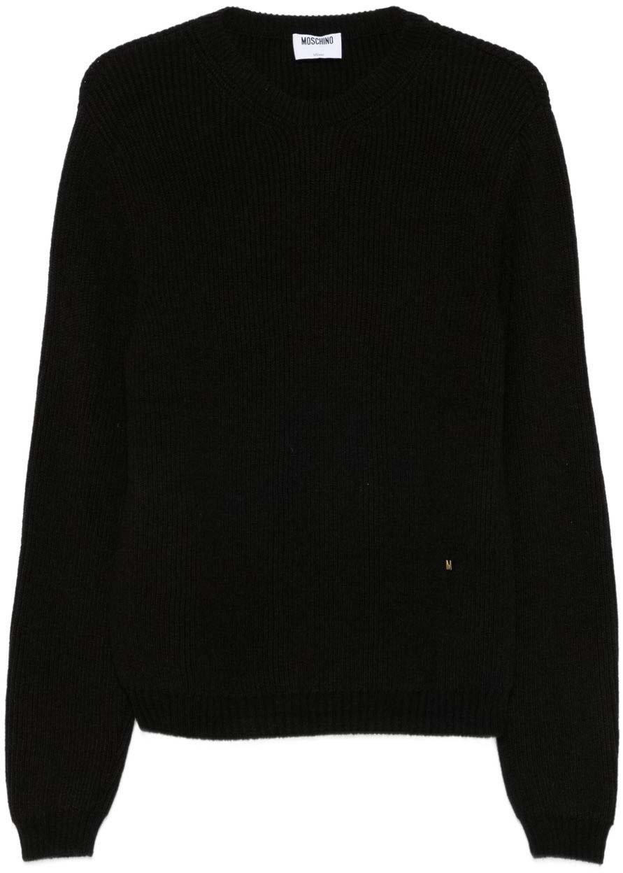 Moschino Sweaters Black Zwart