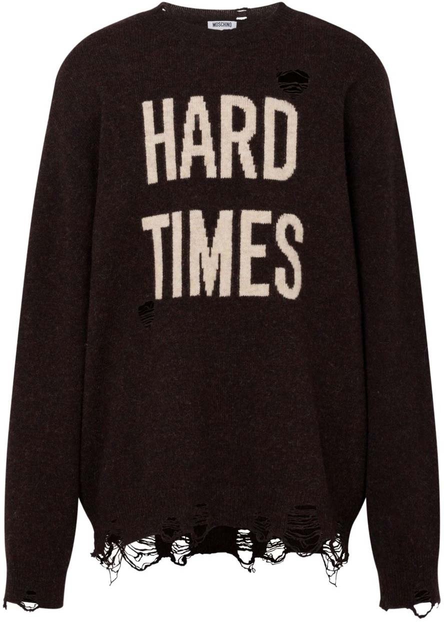 Moschino Sweaters Brown Bruin