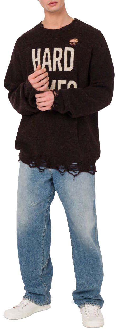 Moschino Sweaters Brown Bruin