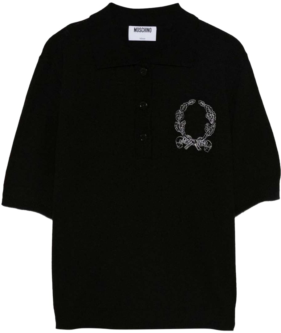 Moschino Sweaters Black Zwart