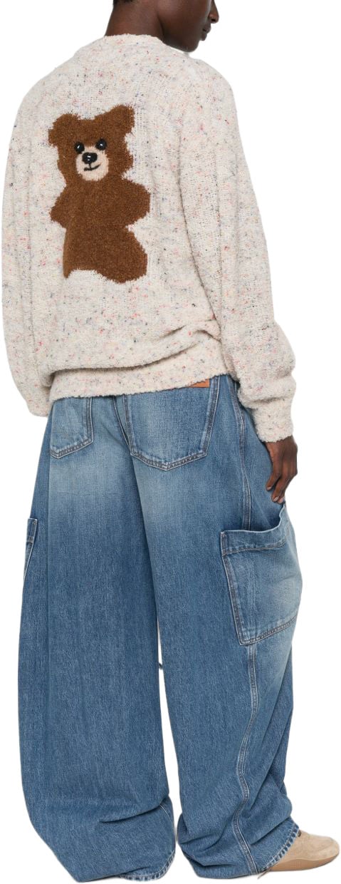 Moschino Sweaters Ivory Wit