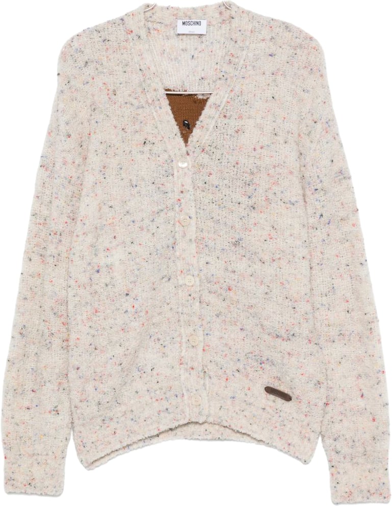 Moschino Sweaters Ivory Wit