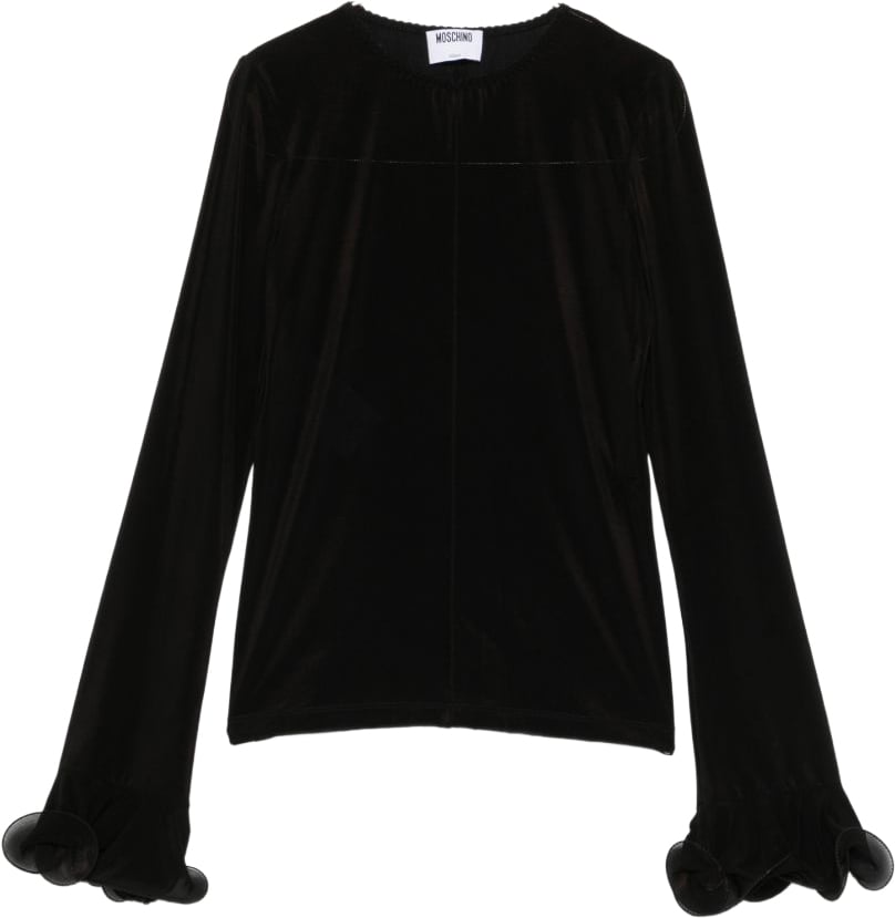 Moschino Top Black Zwart